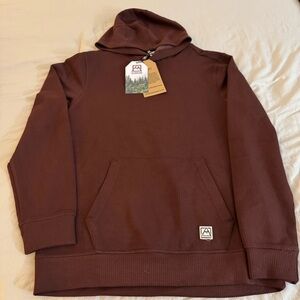 NEW NWT Men's Avalanche Outdoor Supply Co Hoodie Pullover Brown Small